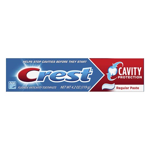 Image for Crest Toothpaste, Fluoride Anticavity, Regular Paste,4.2oz from Alpha Drugs
