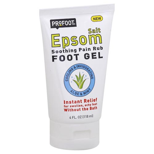 Image for Profoot Foot Gel, Epsom Salt, Aloe & Mint,4oz from Alpha Drugs
