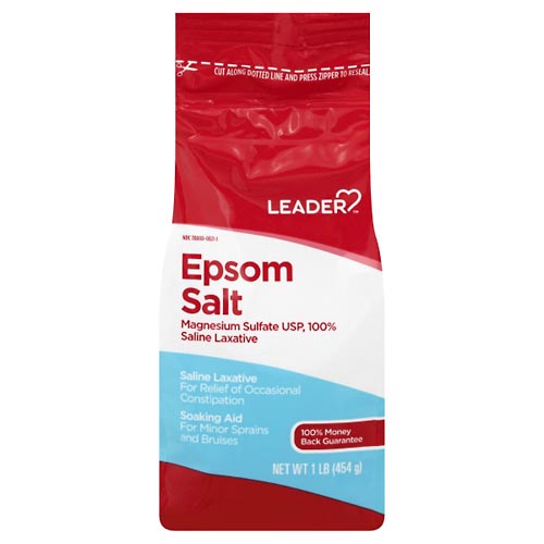 Image for Leader Epsom Salt,1lb from Alpha Drugs
