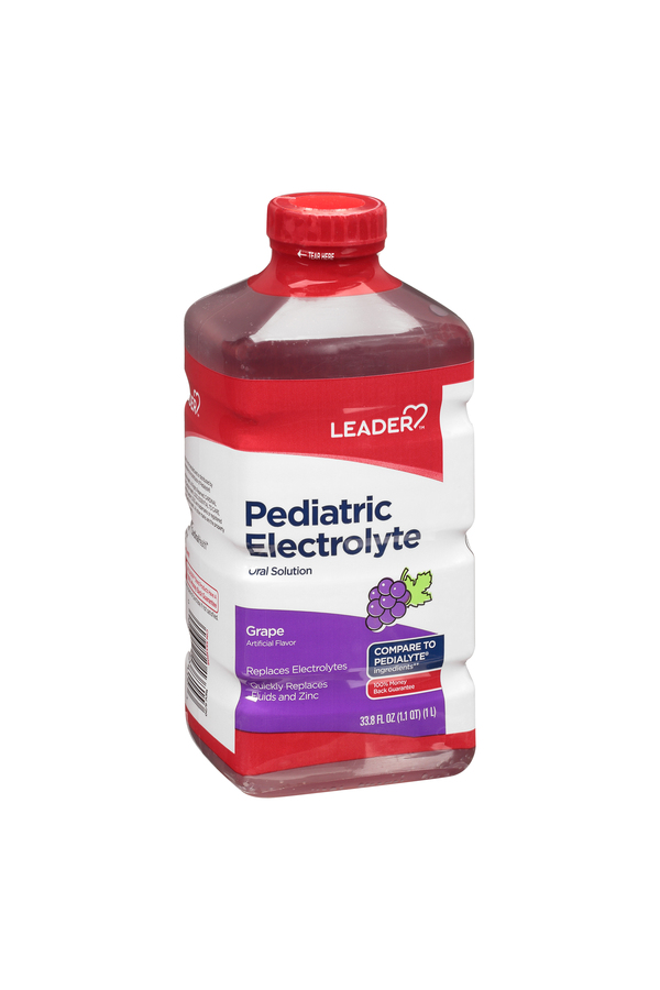Image for Leader Pediatric Electrolyte, Grape,33.8oz from Alpha Drugs