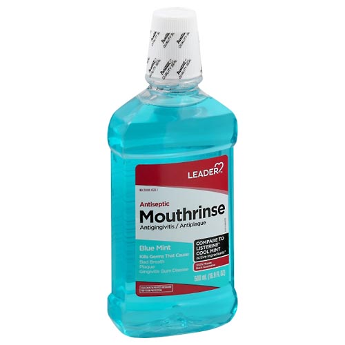 Image for Leader Mouthrinse, Blue Mint,500ml from Alpha Drugs