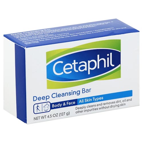 Image for Cetaphil Cleansing Bar, Deep,4.5oz from Alpha Drugs