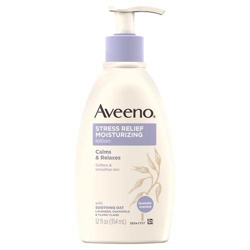 Image for Aveeno Lotion, Moisturizing, Stress Relief, Lavender Scented,12oz from Alpha Drugs