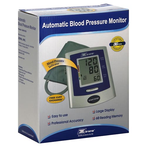 Image for Zewa Automatic Blood Pressure Monitor,1ea from Alpha Drugs
